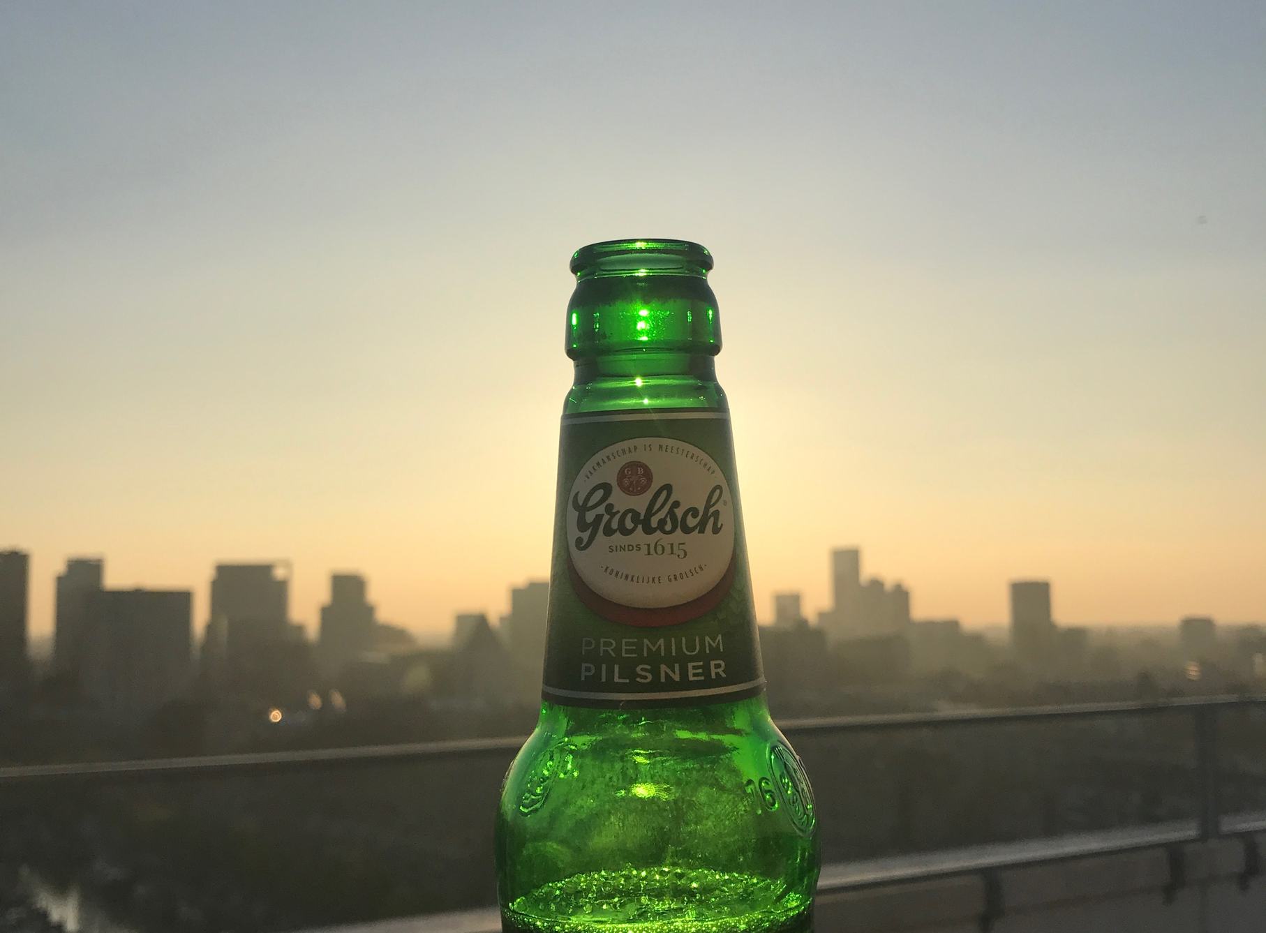 grolsch bier zon